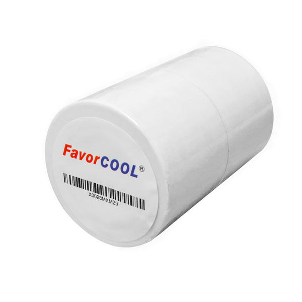 FavorCOOL 2 or 3 Pack Pipe Wrap Tape with PVC Backing, 50' Length X 2" Width White Insulation Tape, Chemical Resistant for Insulation and Protection of Electrical Wires, Water Pipes and Underground Pipes
